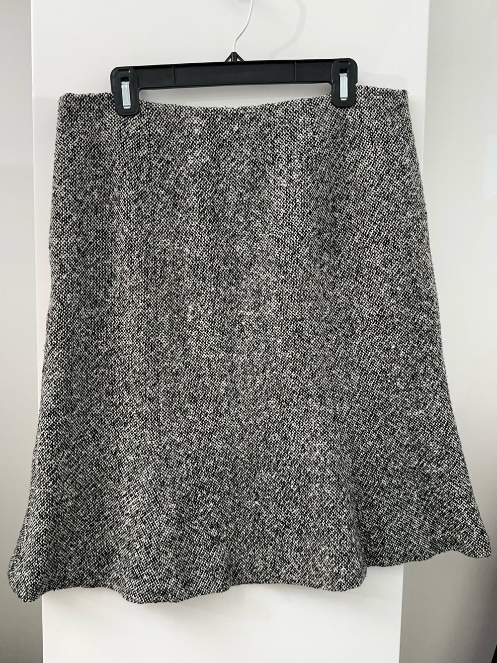 Vintage Y2K GAP Classic Black & White Tweed midi A-Line Skirt